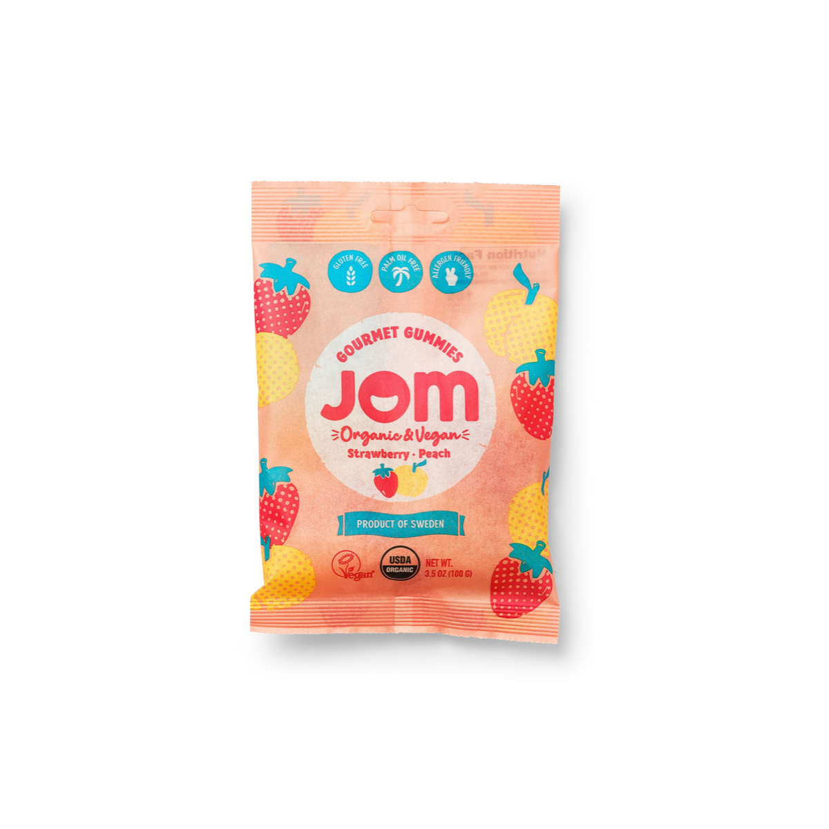 JOM Strawberry & Peach Gummies
